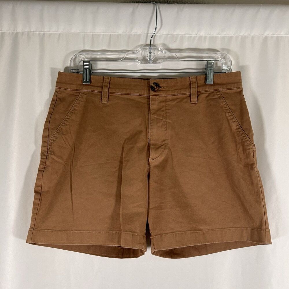 Chubbies Shorts Women's 30 Brown Rear Pockets 5.5" Inseam Cotton Blend